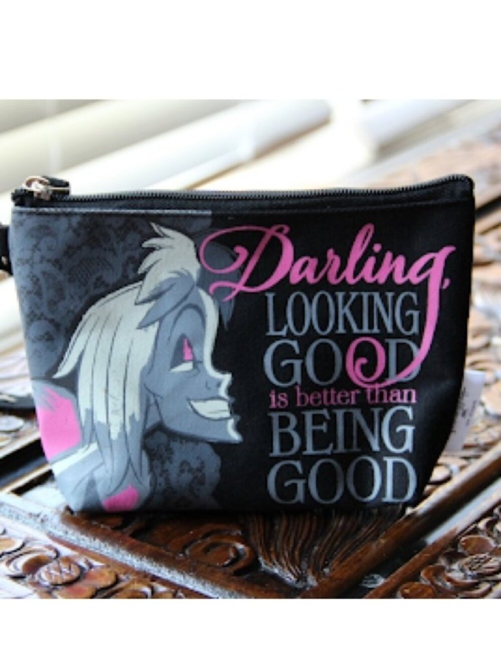 Hallmark X Disney | Darling Looking Good Is Better Than Being Good Makeup Case